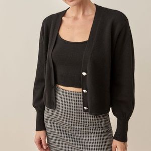 100% cashmere two piece sweater set